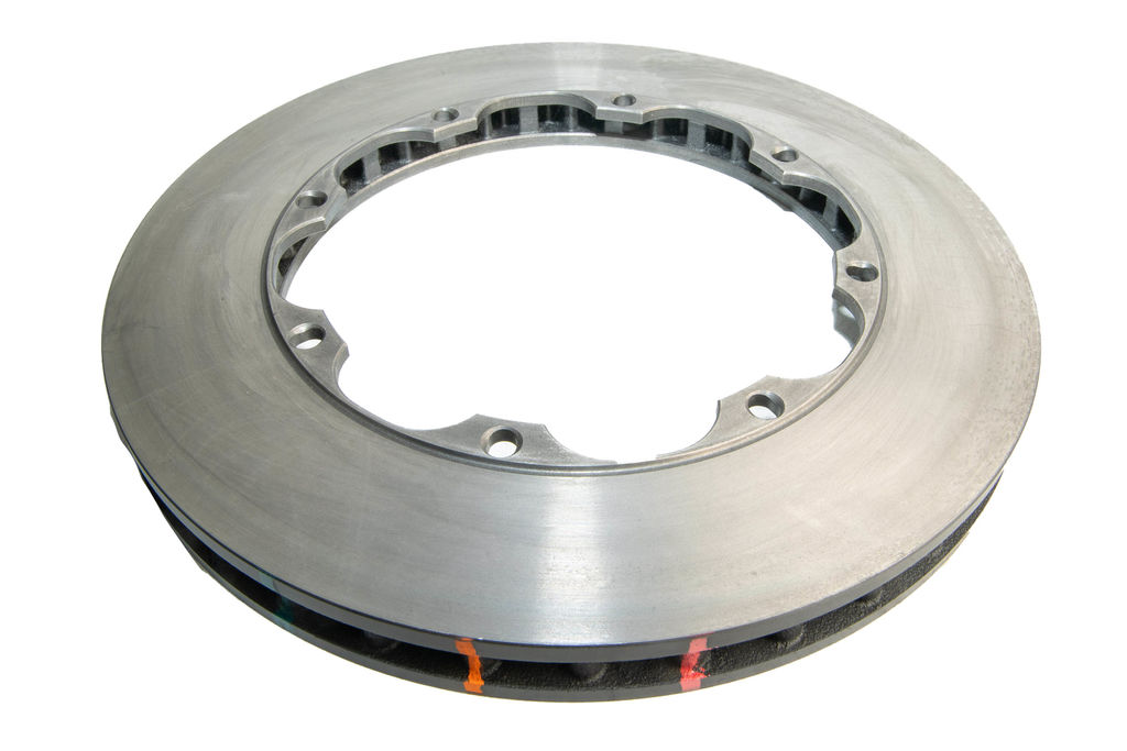 DBA DBA52525.1 - Smooth-Plain 5000 Series Black Brake Rotor Ring with Kangaroo Paw Vanes, Sold Individually