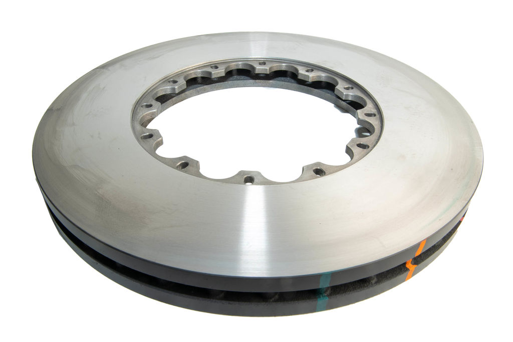 DBA DBA52592.1 - Smooth-Plain 5000 Series Black Brake Rotor Ring with Kangaroo Paw Vanes, Sold Individually
