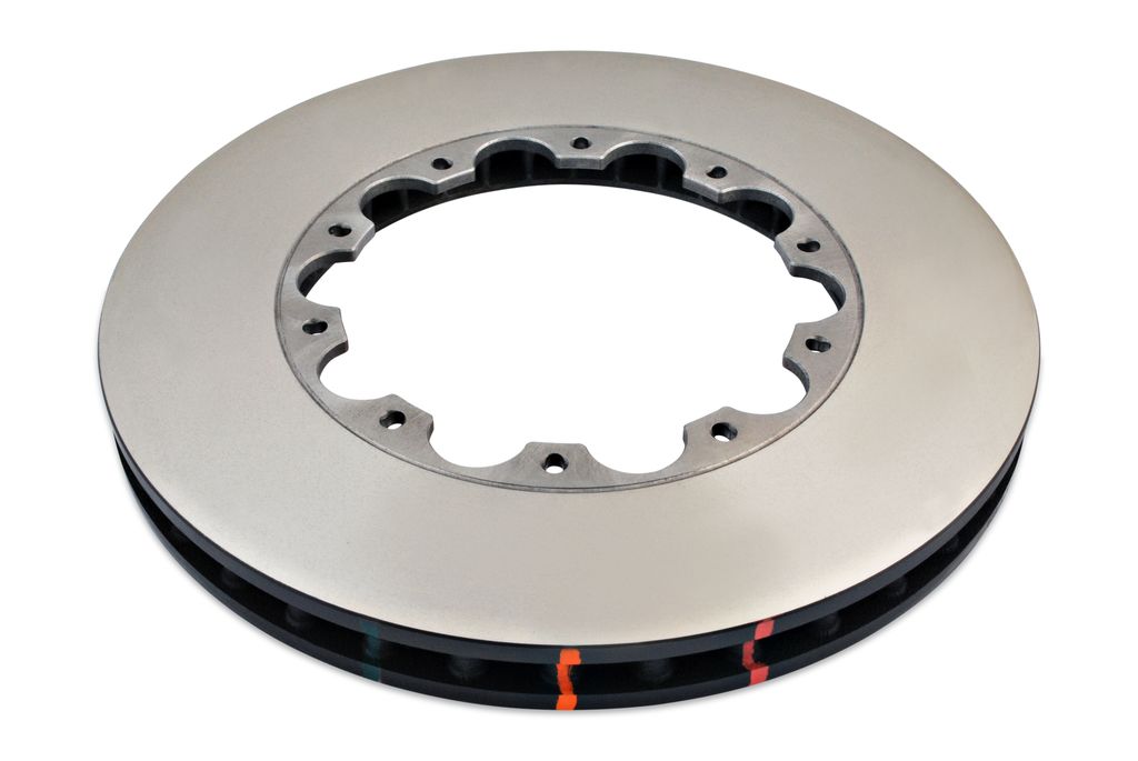 DBA DBA52604.1 - Smooth-Plain 5000 Series Black Brake Rotor Ring with Kangaroo Paw Vanes, Sold Individually