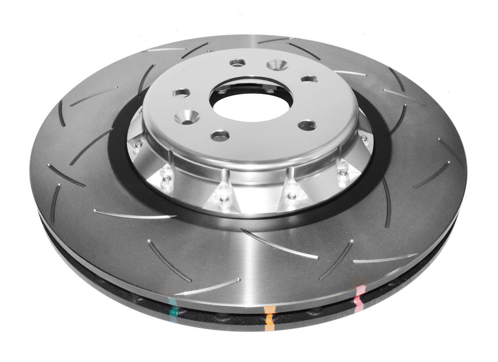 DBA DBA52645SLVS - Slotted 5000 T3 Silver 2 Piece Brake Rotor with Kangaroo Paw Vanes