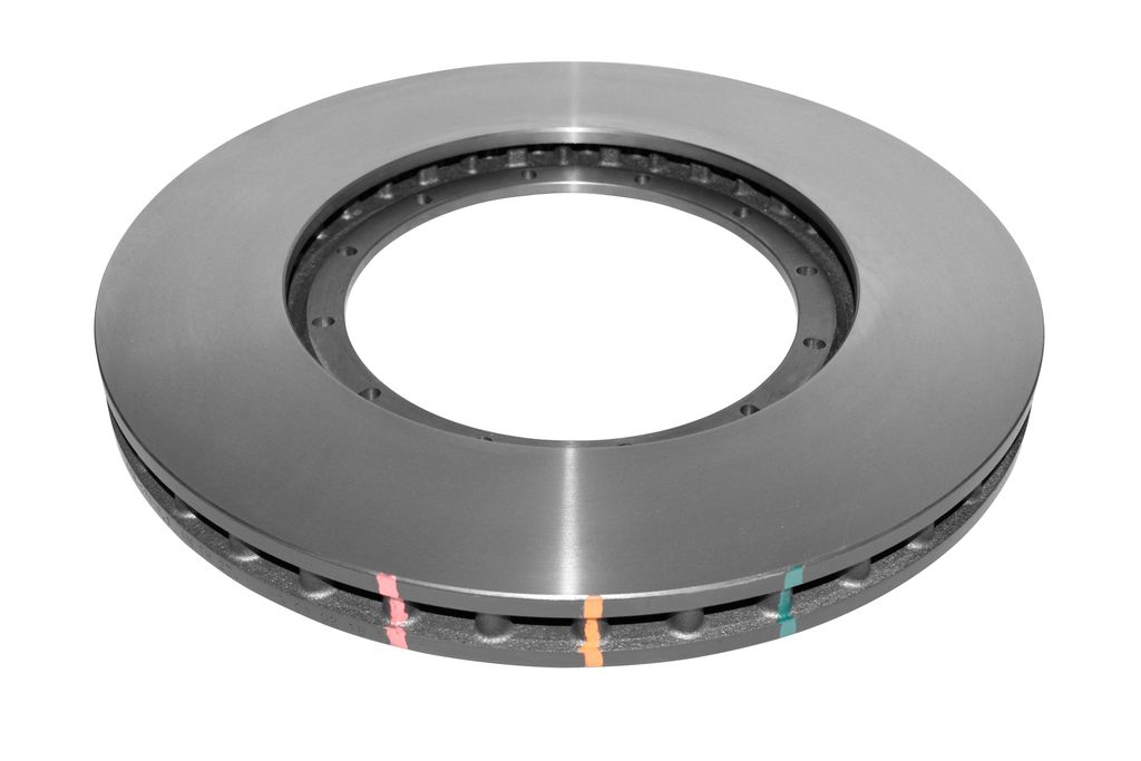 DBA DBA52808.1 - Smooth-Plain 5000 Series Black Brake Rotor Ring with Kangaroo Paw Vanes, Sold Individually