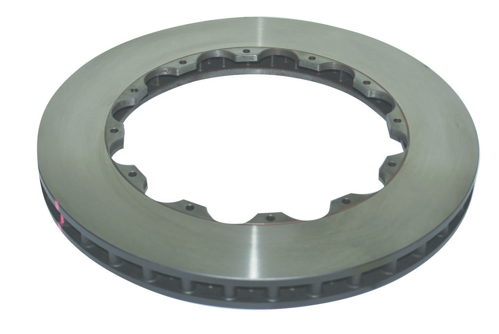 DBA DBA52902.1 - Smooth-Plain 5000 Series Black Brake Rotor Ring with Kangaroo Paw Vanes, Sold Individually