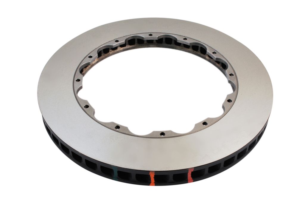 DBA DBA52906.1R - Smooth-Plain 5000 Series Black Brake Rotor Ring with Curved Vanes, Sold Individually