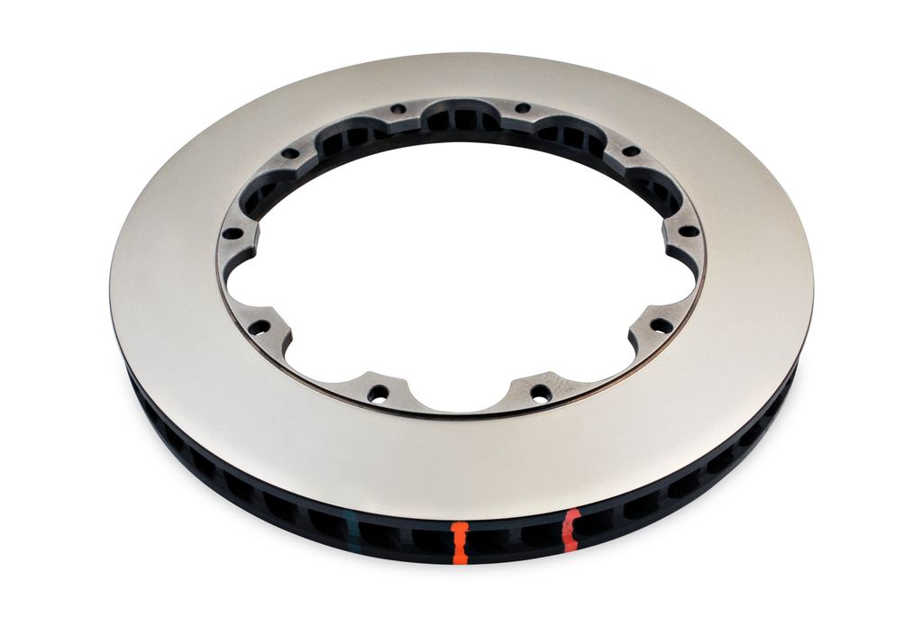 DBA DBA52923.1R - Smooth-Plain 5000 Series Black Brake Rotor Ring with Curved Vanes, Sold Individually