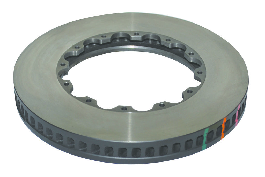 DBA DBA52973.1L - Smooth-Plain 5000 Series Black Brake Rotor Ring with Curved Vanes, Sold Individually