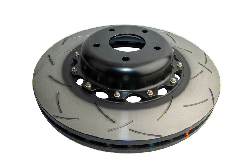 DBA DBA53909BLKS - Slotted 5000 T3 Black 2 Piece Brake Rotor with Kangaroo Paw Vanes