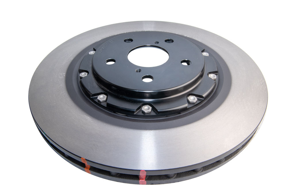 DBA DBA53910.1 - Smooth-Plain 5000 Series Black Brake Rotor Ring with Kangaroo Paw Vanes, Sold Individually