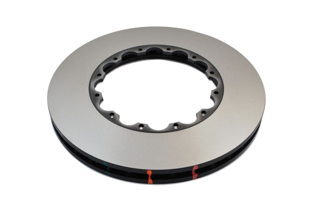 DBA DBA5654.1 - Smooth-Plain 5000 Series Black Brake Rotor Ring with Kangaroo Paw Vanes, Sold Individually