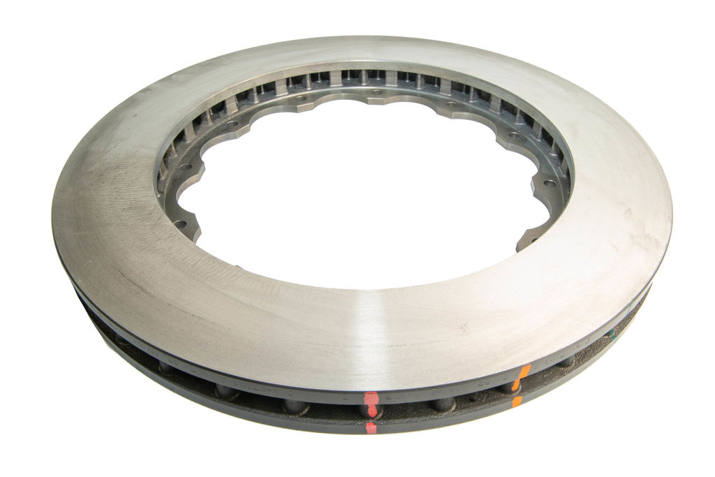 DBA DBA57890.1 - Smooth-Plain 5000 Series Black Brake Rotor Ring with Kangaroo Paw Vanes, Sold Individually