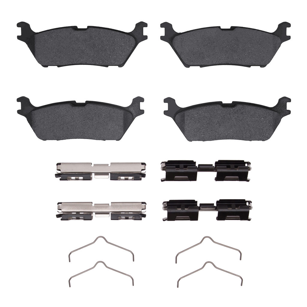 Dynamic Friction 1400-2383-01 - Ultimate Duty Performance Brake Pads with Hardware