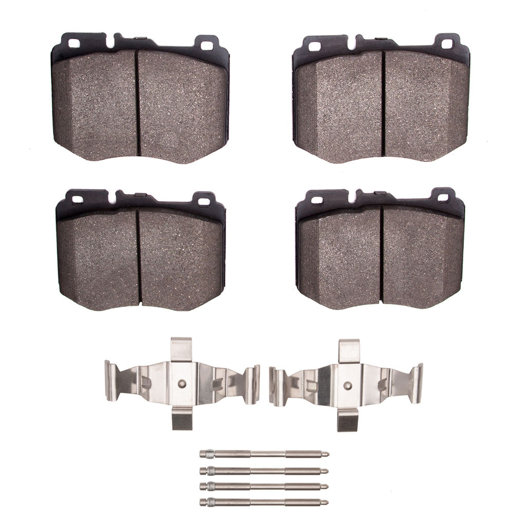 Dynamic Friction 1553-1796-01 - 5000 Advanced Low Metallic Brake Pads with Hardware