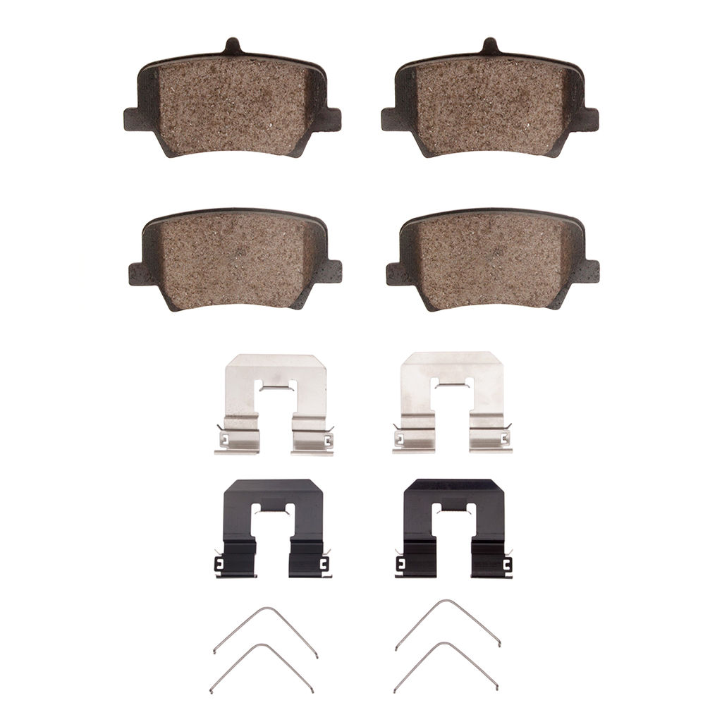 Dynamic Friction 1600-2136-01 - 5000 Euro Ceramic Brake Pads with Hardware