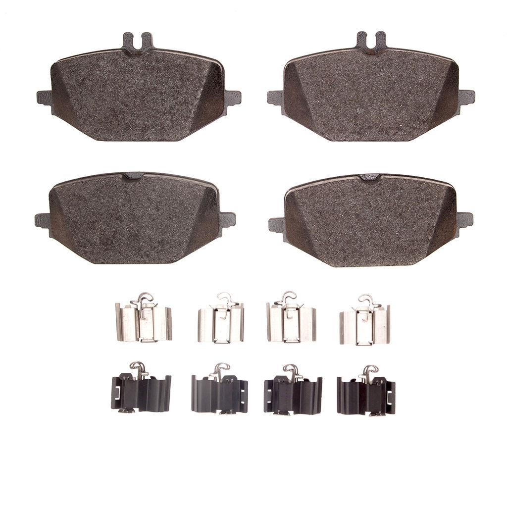 Dynamic Friction 1600-2210-01 - 5000 Euro Ceramic Brake Pads with Hardware