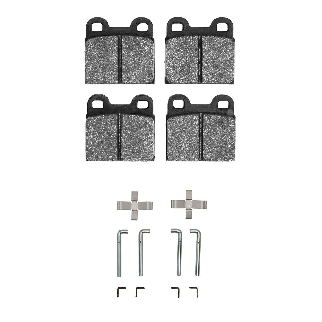 Dynamic Friction 1600-0030-01 - 5000 Euro Ceramic Brake Pads With Hardware