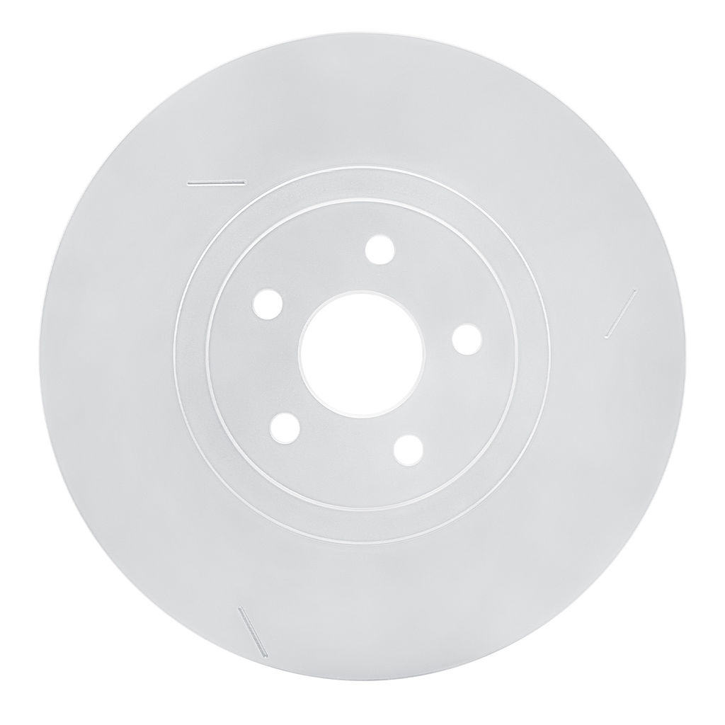 Dynamic Friction 910-42040 - Hi-Carbon Alloy Geomet Coated Slotted Rotor