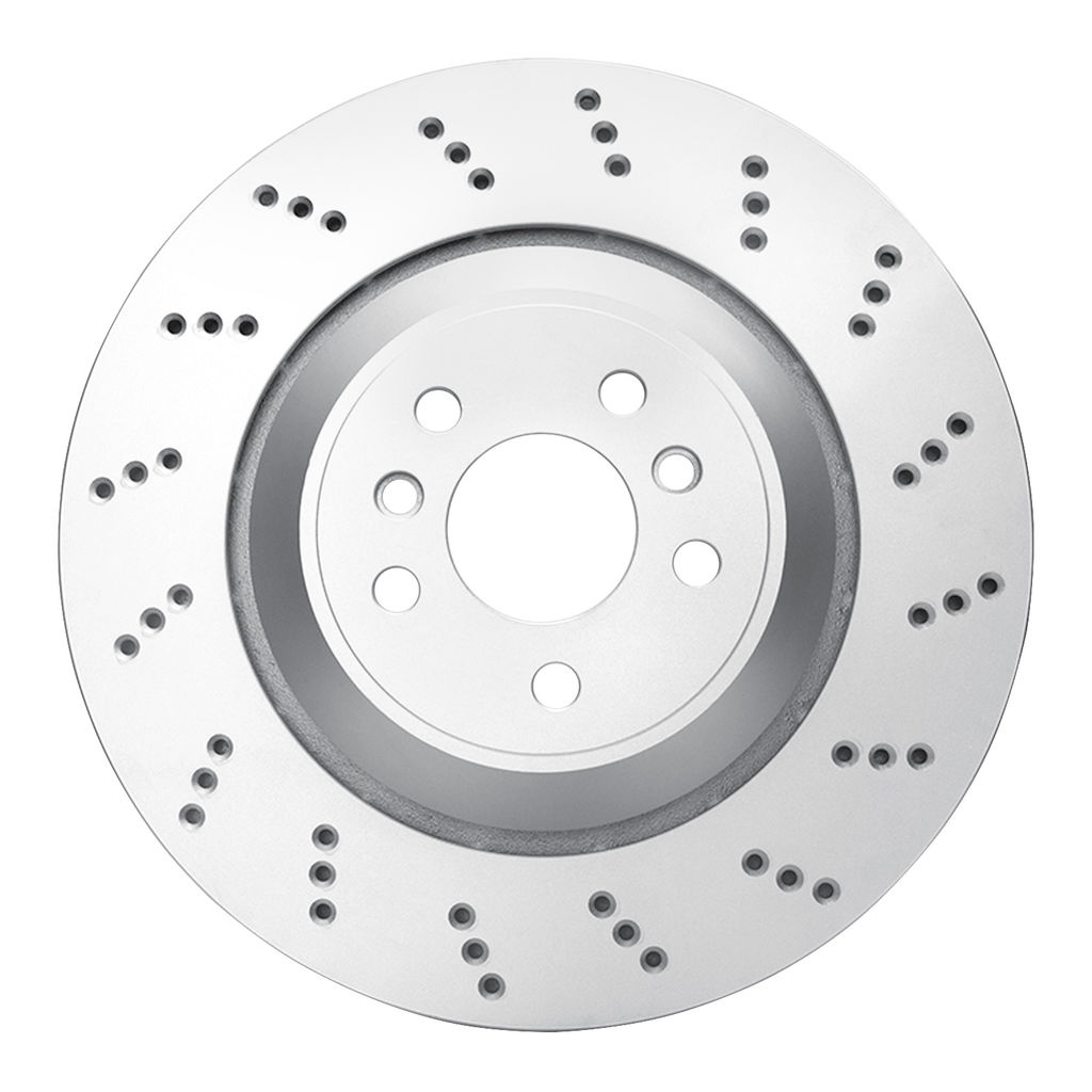 Dynamic Friction 920-31187D - Hi-Carbon Alloy Geomet Coated Drilled Rotor