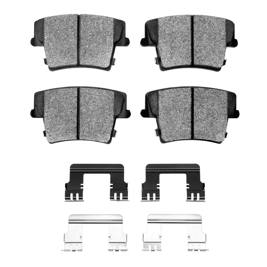 Dynamic Friction 4000-1057-03 - HybriDynamic Brake Pads Hardware Kit