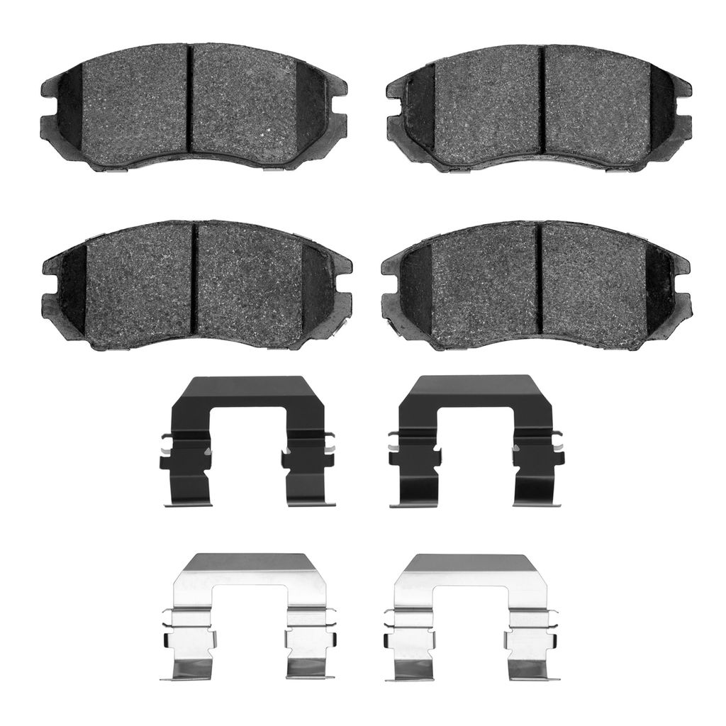 Dynamic Friction 4000-1104-01 - HybriDynamic Brake Pads Hardware Kit