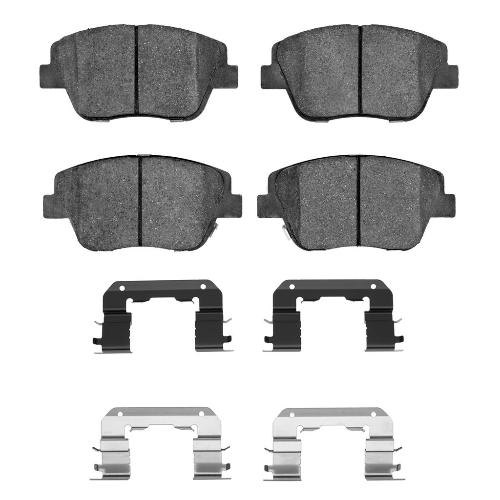 Dynamic Friction 4000-1444-01 - HybriDynamic Brake Pads Hardware Kit