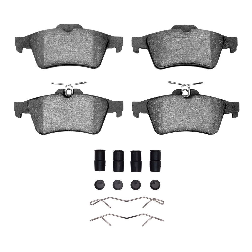 Dynamic Friction 4000-1095-01 - HybriDynamic Brake Pads Hardware Kit