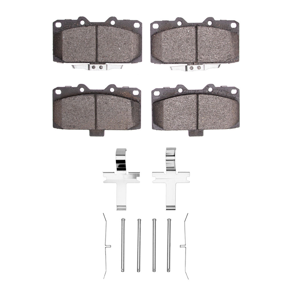 Dynamic Friction 4000-1182-01 - HybriDynamic Brake Pads Hardware Kit