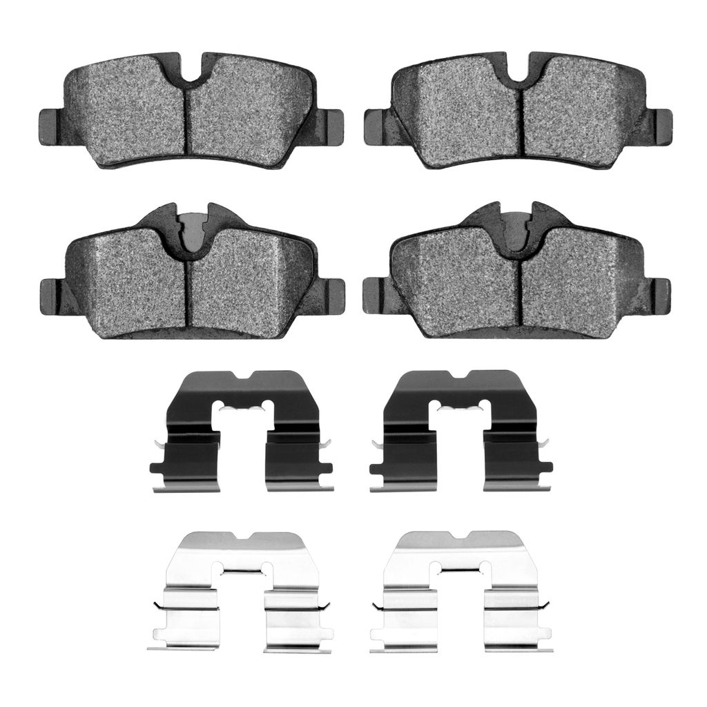 Dynamic Friction 4000-1800-01 - HybriDynamic Brake Pads Hardware Kit