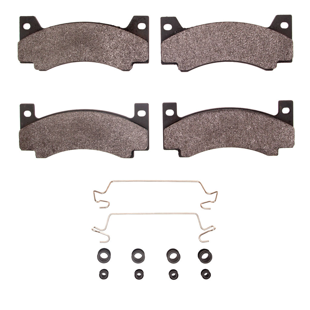 Dynamic Friction 4000-0085-01 - HybriDynamic Brake Pads Hardware Kit