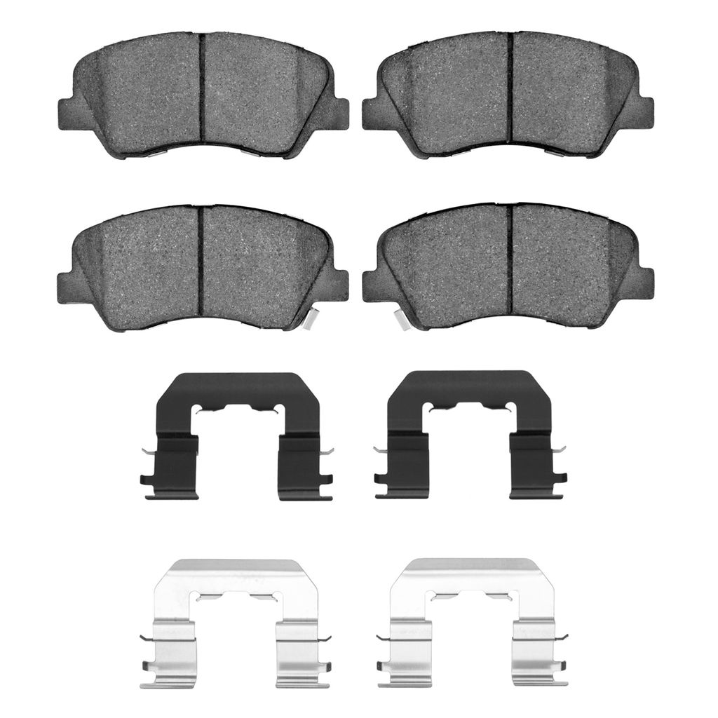 Dynamic Friction 4000-1593-01 - HybriDynamic Brake Pads Hardware Kit
