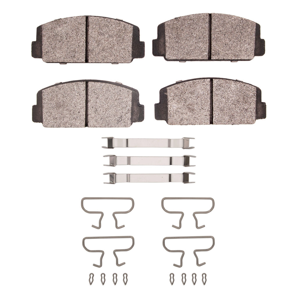 Dynamic Friction 4000-0112-01 - HybriDynamic Brake Pads Hardware Kit