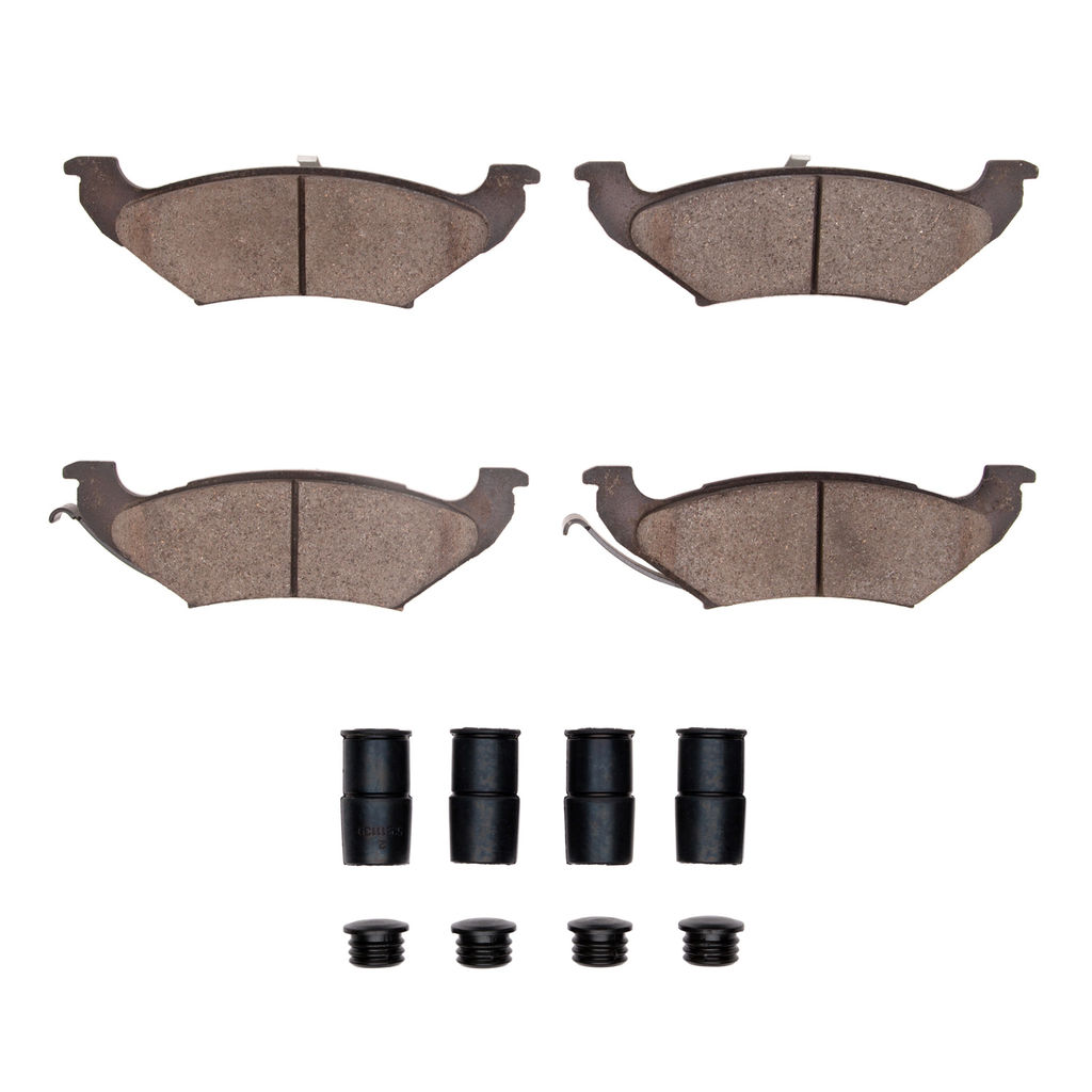 Dynamic Friction 4000-0715-01 - HybriDynamic Brake Pads Hardware Kit