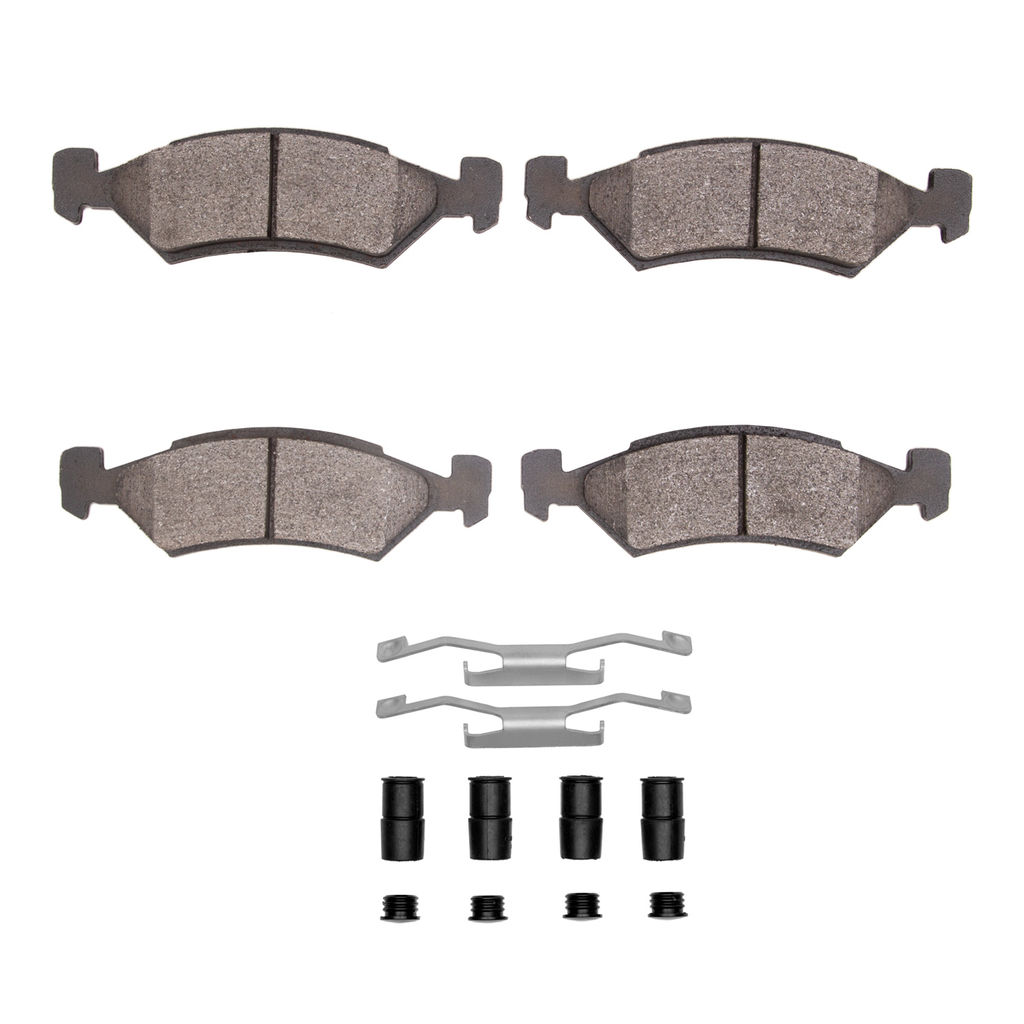 Dynamic Friction 4000-0170-01 - HybriDynamic Brake Pads Hardware Kit