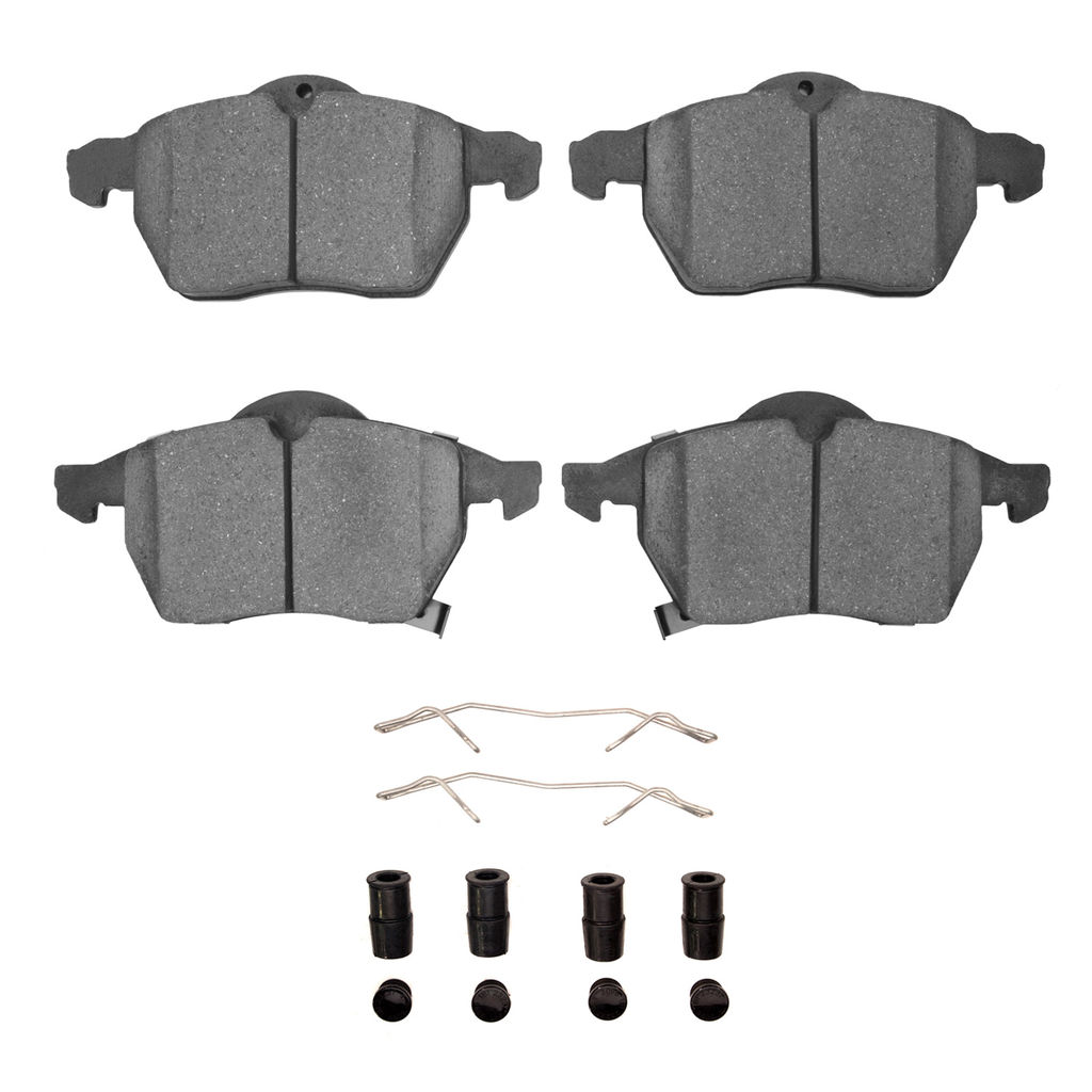 Dynamic Friction 4000-0819-01 - HybriDynamic Brake Pads Hardware Kit