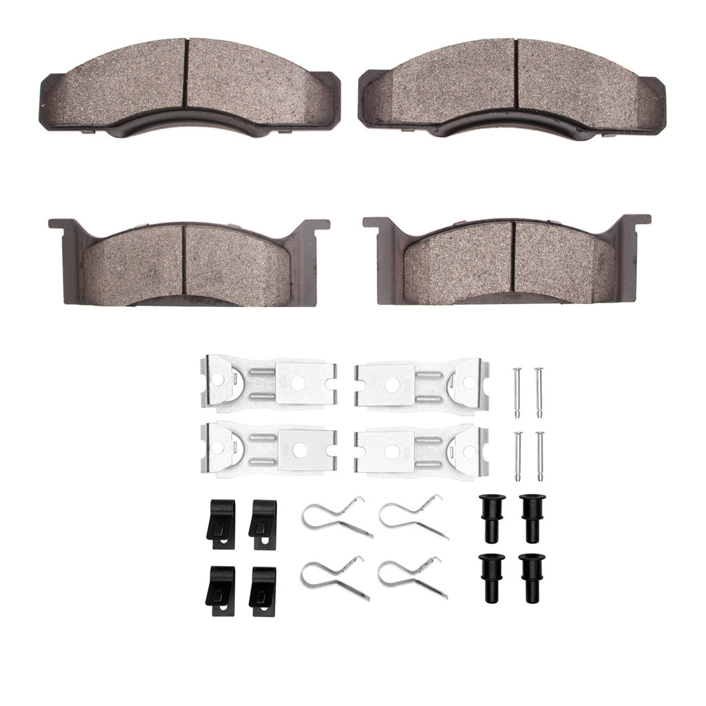 Dynamic Friction 4000-0033-01 - HybriDynamic Brake Pads Hardware Kit