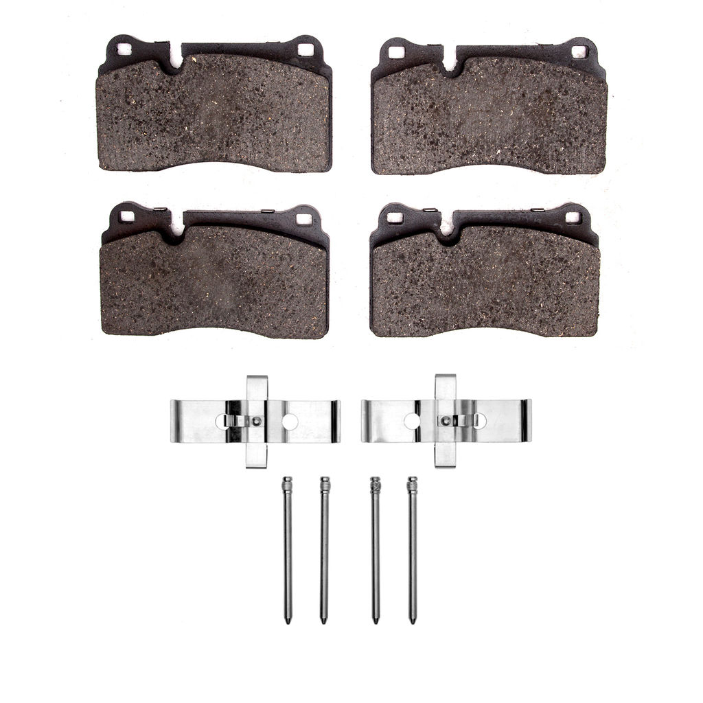 Dynamic Friction 4000-1165-01 - HybriDynamic Brake Pads Hardware Kit