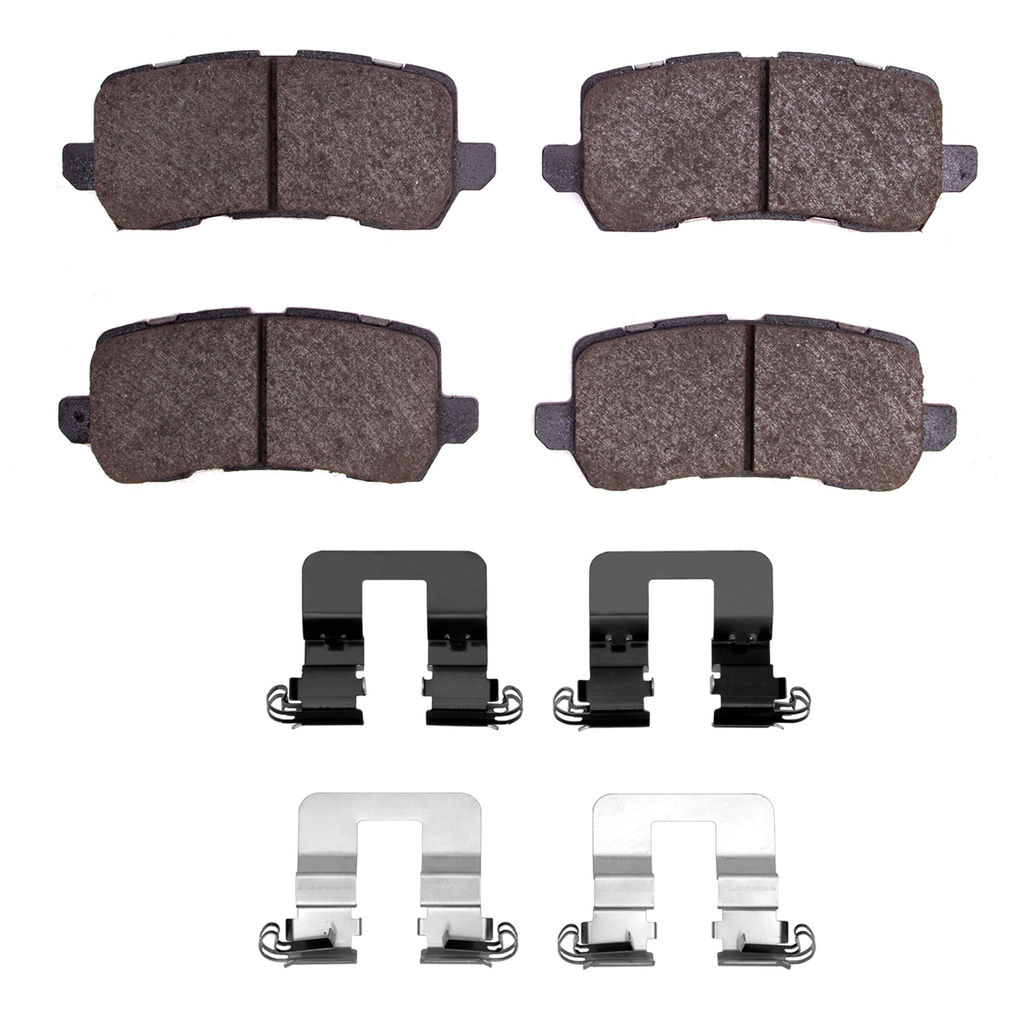 Dynamic Friction 4000-1698-01 - HybriDynamic Brake Pads Hardware Kit