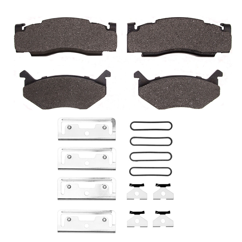 Dynamic Friction 4000-0084-01 - HybriDynamic Brake Pads Hardware Kit