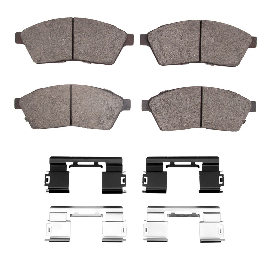 Dynamic Friction 4000-1422-01 - HybriDynamic Brake Pads Hardware Kit