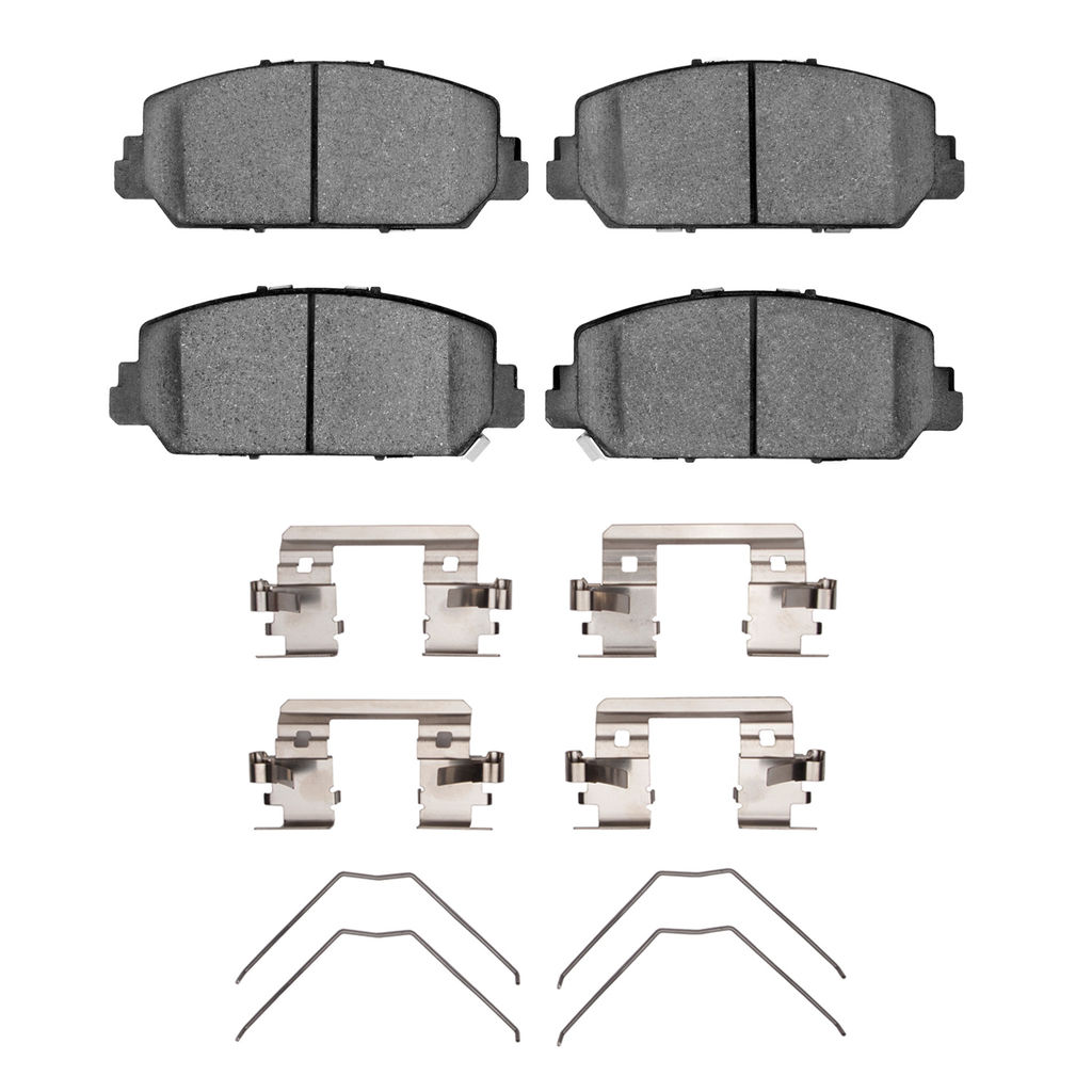 Dynamic Friction 4000-1697-01 - HybriDynamic Brake Pads Hardware Kit