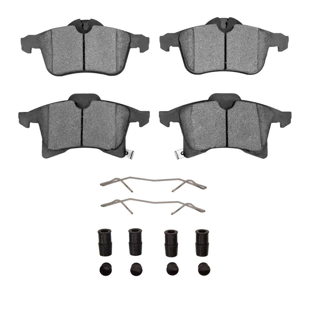 Dynamic Friction 4000-1361-01 - HybriDynamic Brake Pads Hardware Kit