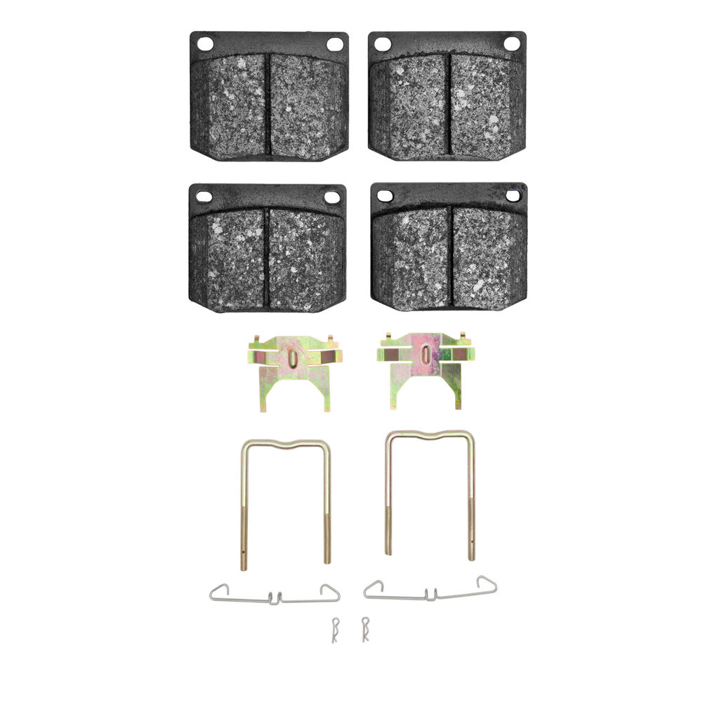 Dynamic Friction 4000-0002-02 - HybriDynamic Brake Pads Hardware Kit