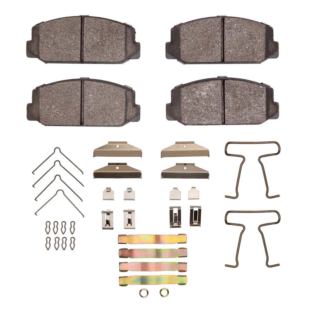 Dynamic Friction 4000-0178-01 - HybriDynamic Brake Pads Hardware Kit