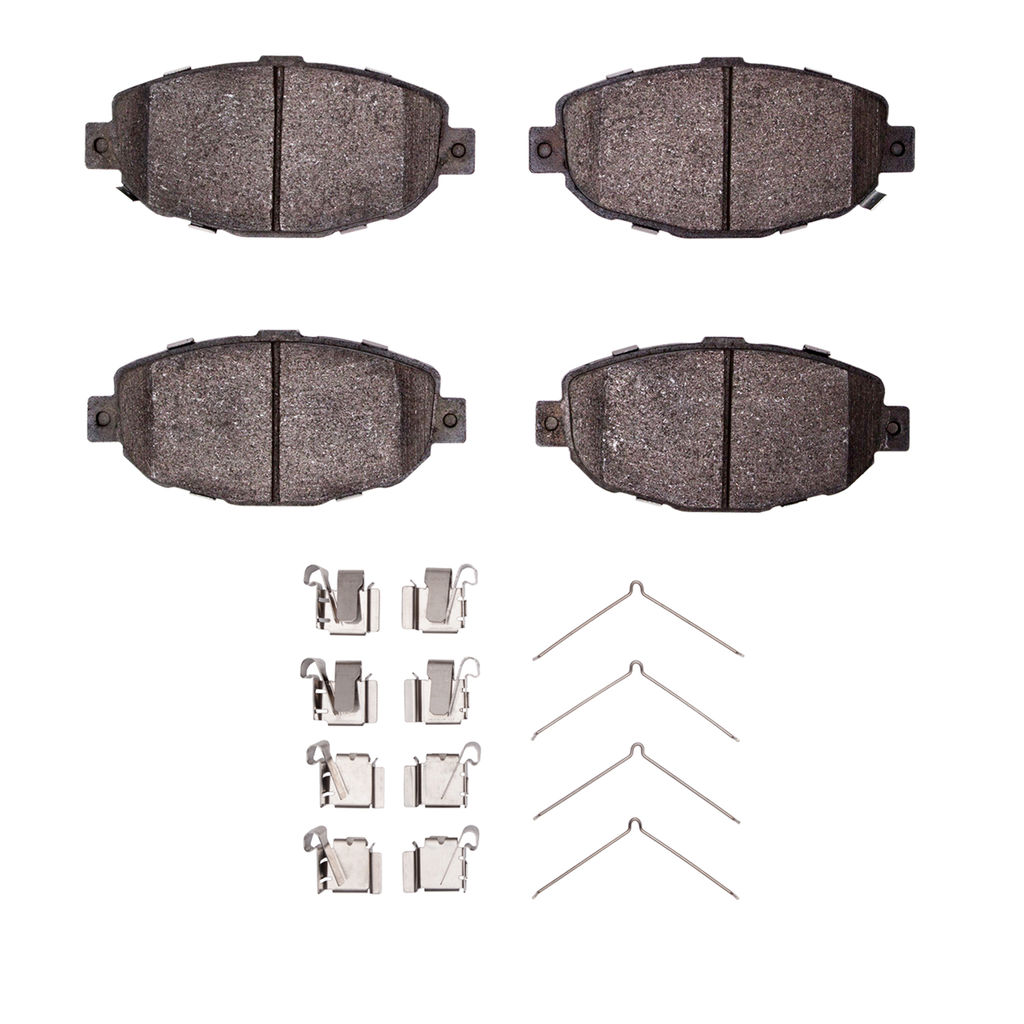 Dynamic Friction 4000-0571-01 - HybriDynamic Brake Pads Hardware Kit