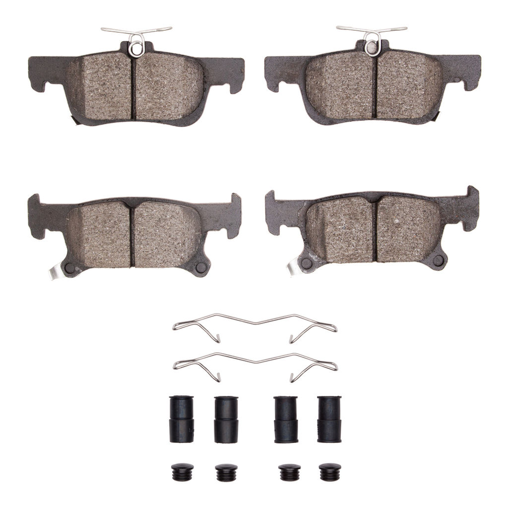 Dynamic Friction 4000-2025-01 - HybriDynamic Brake Pads Hardware Kit
