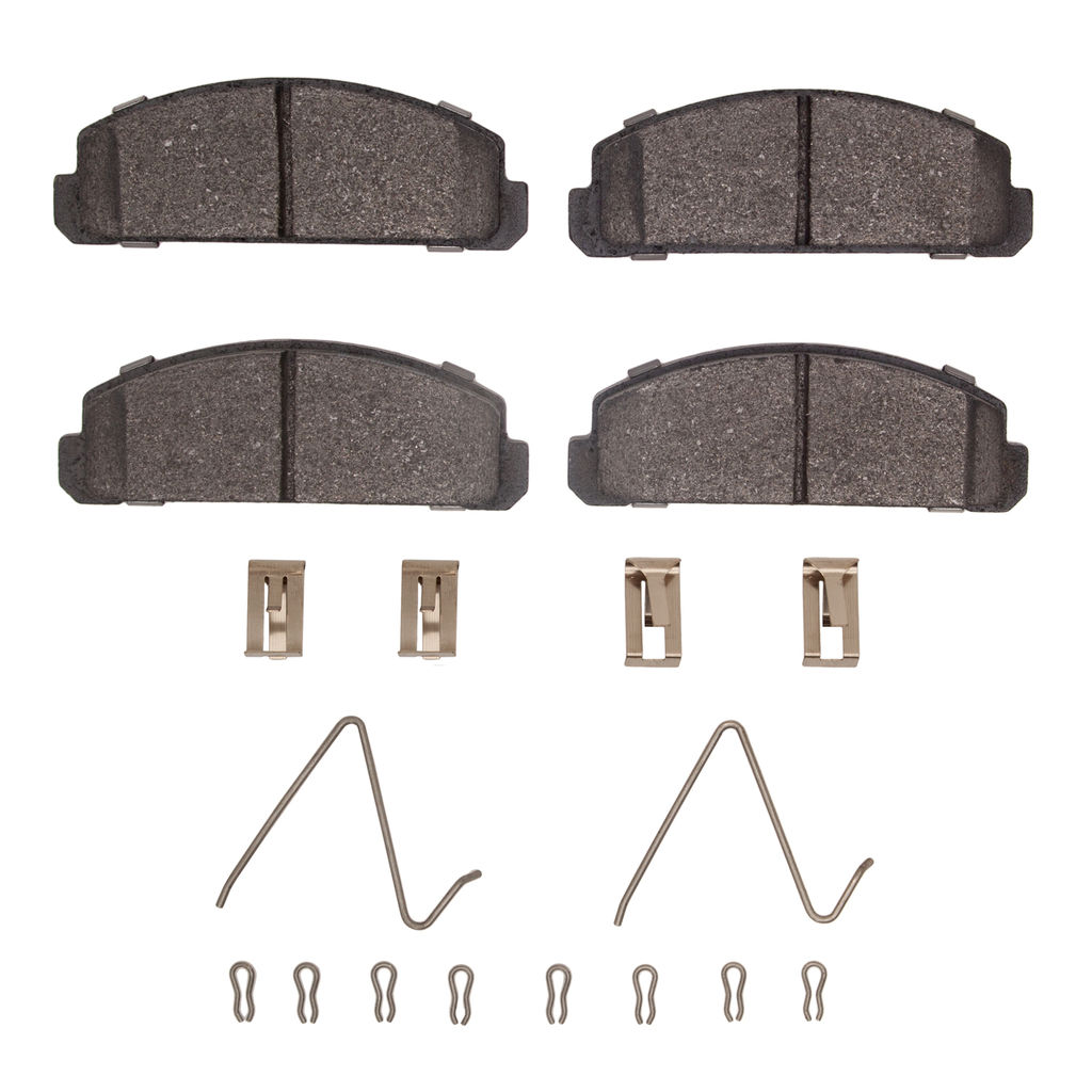 Dynamic Friction 4000-0132-11 - HybriDynamic Brake Pads Hardware Kit