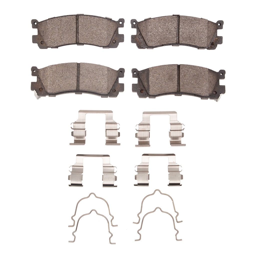 Dynamic Friction 4000-0553-01 - HybriDynamic Brake Pads Hardware Kit
