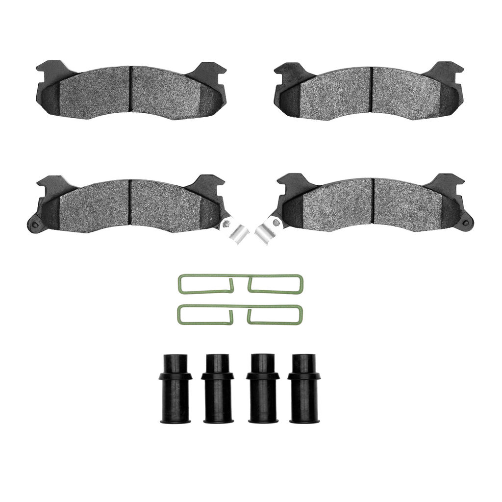 Dynamic Friction 4000-0204-01 - HybriDynamic Brake Pads Hardware Kit