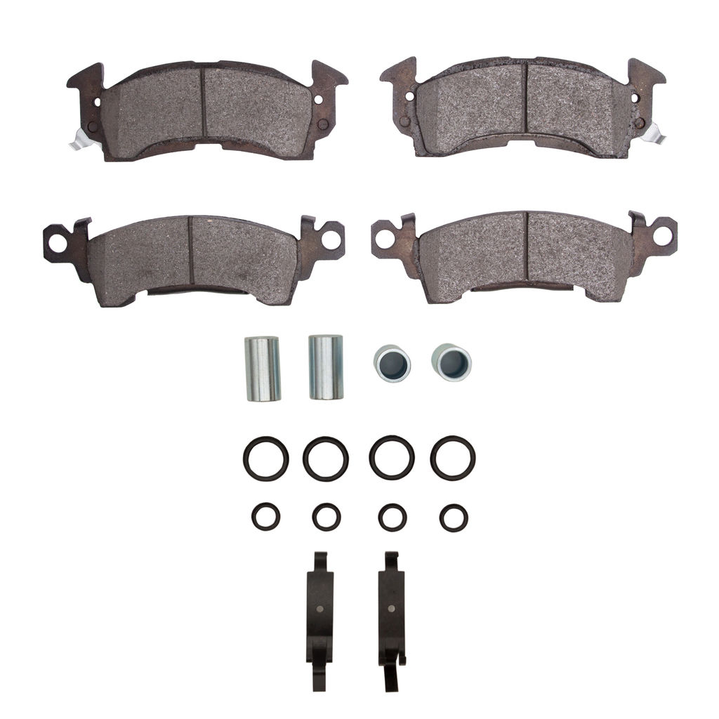 Dynamic Friction 4000-0052-02 - HybriDynamic Brake Pads Hardware Kit