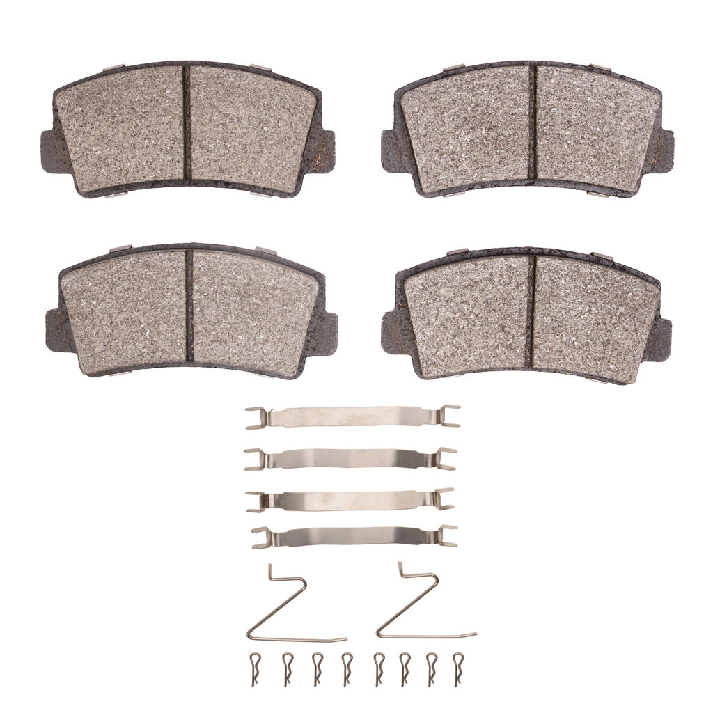 Dynamic Friction 4000-0076-02 - HybriDynamic Brake Pads Hardware Kit