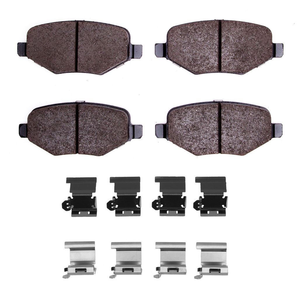 Dynamic Friction 4000-1377-02 - HybriDynamic Brake Pads Hardware Kit