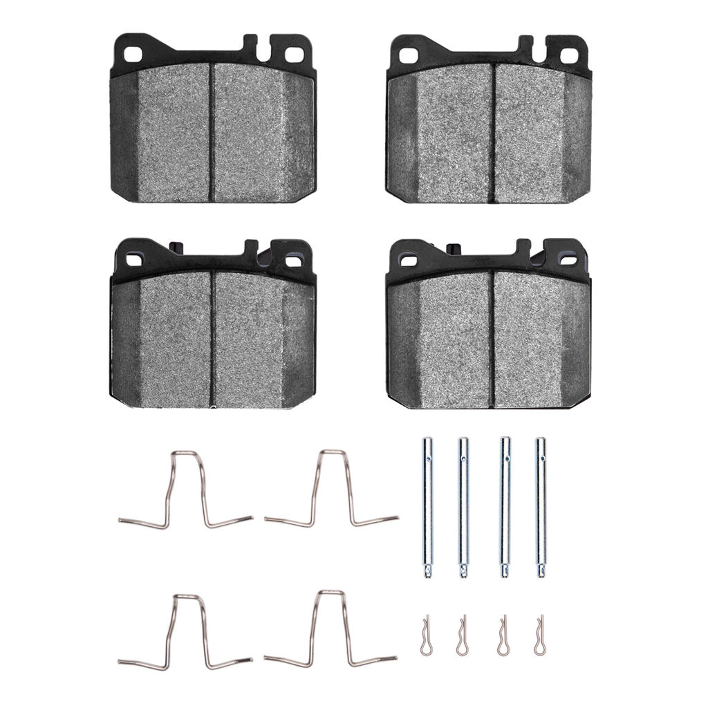 Dynamic Friction 4000-0145-12 - HybriDynamic Brake Pads Hardware Kit